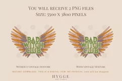 Bad Witch Club Png Sublimation | Halloween PNG | Fall PNG Product Image 2