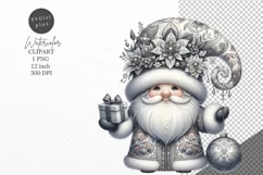 Christmas Clipart, Christmas gnome clipart, Gnome Product Image 1