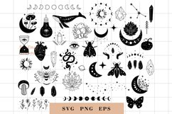 Celestial and Mystical Big SVG Bundle With Over 300 Designs Product Image 11