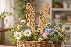 Easter Bunny Ears Laser Cut Bundle | Spring Decor | SVG Product Image 12