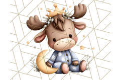 Woodland Nursery Baby Animals Clipart, Cute Animals Png Product Image 4