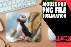 Colorful Bird Mouse Pad - Sublimation Product Image 1