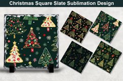 Christmas Tree Square Sublimation Slate Designs Product Image 1