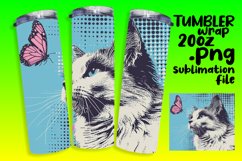 Charming Cat Creations: Sublimation Tumbler Edition Product Image 1