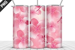 Flowers Tumbler Wrap | Sublimation Design | Tumble PNG Product Image 1