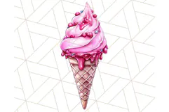 Pink Summer Clipart, Cute Beach Icons, Aesthetic PNG Product Image 4