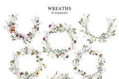 Watercolor Wildflowers Product Image 11