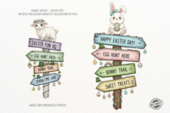 Easter Day Signsposts Clipart Product Image 2