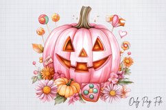 Groovy 70s Halloween Clipart PNG Product Image 1