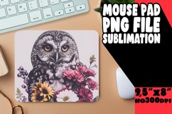 Whimsical Owl Sublimation Mouse Pad Designs Product Image 1