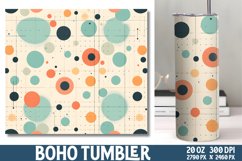 Boho Digital Papers Tumbler Wrap Product Image 1