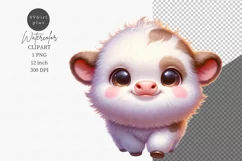 Farm animals clipart, Calf clipart, Cute animals, Cow Product Image 1