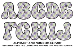 Vintage Toys Alphabet and Numbers PNG 300 DPI Product Image 2