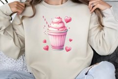 Valentine Coffee Clipart PNG Product Image 1