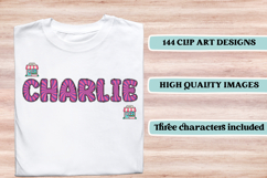 CANDY SHOP Alphabet Bundle PNG Kids Classroom Sublimation Product Image 6