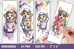 Cute Dog Bookmark Sublimation Product Image 1