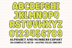 ST PATRICK Alphabet PNG Clipart, St Patrick letters doodle Product Image 4