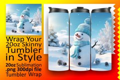 Christmas Delights on 3D Puff Tumbler Product Image 1