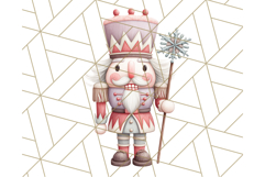 Nutcracker Clipart, Festive Holiday Toy Soldier PNG Art Product Image 4