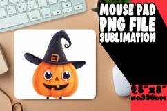 Spooky Pumpkin Animal Mouse Pad PNG Product Image 1