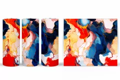 Abstraction Tumbler Design. Abstract Tumbler Sublimation Product Image 2