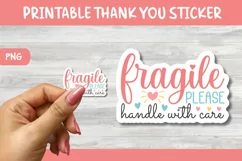 Small Business Thank You Stickers - Fragile Product Image 1