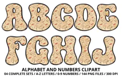 Vintage Toys Alphabet and Numbers PNG 300 DPI Product Image 2