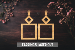 24 Earrings Laser Cut Template SVG File Product Image 13