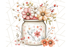 Cottagecore Kitchen Clipart, Vintage Country Floral Kitchen Product Image 4