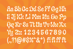 Dripero - Psychedelic Liquify Retro Font Product Image 12