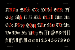 Devonxa - Gothic Blackletter Font Product Image 12