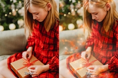 50 Christmas Star Light Overlays Product Image 12