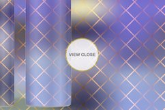 Sublimation Tumbler gold line grid color gradient Product Image 3