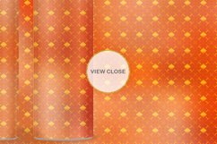 Sublimation Tumbler art deco line gold orange gradient Product Image 3