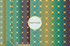 Sublimation Tumbler art deco line gold green gradient Product Image 3