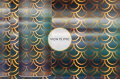 12 Variations Tumbler gold art deco pattern turquoise Product Image 2