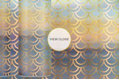 12 Variations Tumbler gold art deco pattern blue gradient Product Image 2