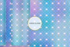 Sublimation Tumbler art deco line gold unicorn gradient Product Image 3