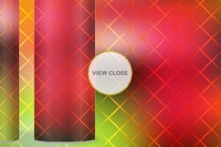 Sublimation Tumbler gold line grid color gradient Product Image 2