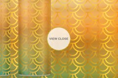12 Variations Tumbler gold art deco pattern green gradient Product Image 2