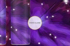 12 Sublimation Tumbler background Comic pop art purple shine Product Image 4