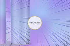 Sublimation Tumbler unicorn gradient color speed line Product Image 2