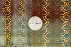 12 Variations Tumbler gold art deco pattern rust gradient Product Image 2