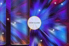 12 Variations Sublimation Tumbler pop art glitter dark blue Product Image 3