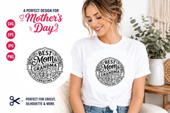 Best Mom and Grandma Celebrating SVG Design Product Image 1