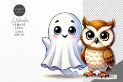 Halloween clipart, Ghost clipart, Autumn clipart Product Image 1