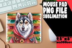 Blissful Mouse Pad Sublimation Ideas, Cute Dog Product Image 1