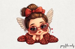 Lazy Sassy Angle for Valentine Clipart PNG Product Image 1