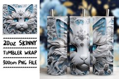 Colorful Cat Creations: Vibrant 3D Tumbler Delights Product Image 1