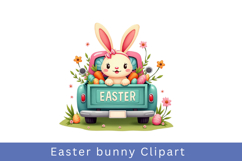 Watercolour Easter bunny Clipart Product Image 1